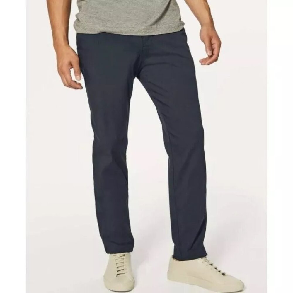Lululemon Commission Pants, Men's Size 28x28, True Navy, Swift Cotton